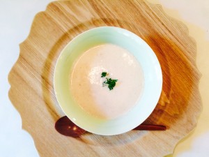 Roasted Cauliflower & Garlic Cream Soup